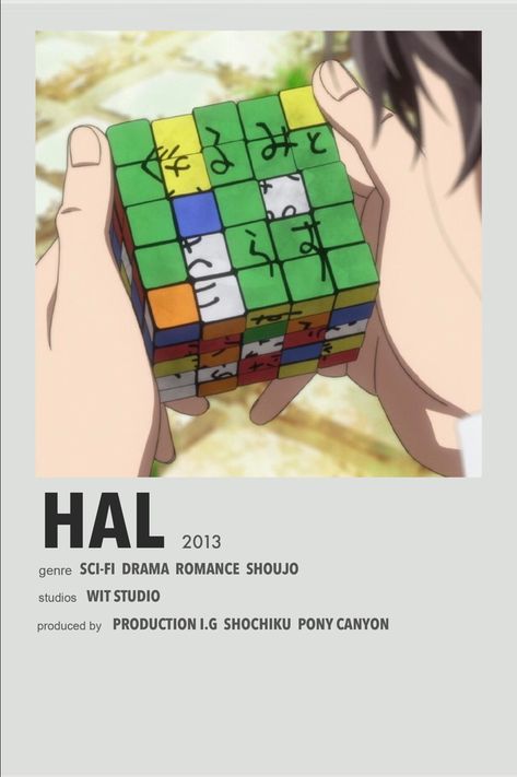 Hal minimal anime poster Hal Anime, Anime Websites, Anime Suggestions, Anime List, Film Posters Minimalist, Poster Anime, Animes To Watch, Minimalist Posters, Good Anime To Watch