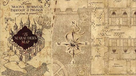 Marauders Map Marauders Map Wallpaper, Harry Potter Pc, Harry Potter Quotes Wallpaper, Custom Harry Potter, Harry Potter Christmas Decorations, Stile Harry Potter, Wallpaper Harry Potter, Harry Potter Marauders Map, Anniversaire Harry Potter