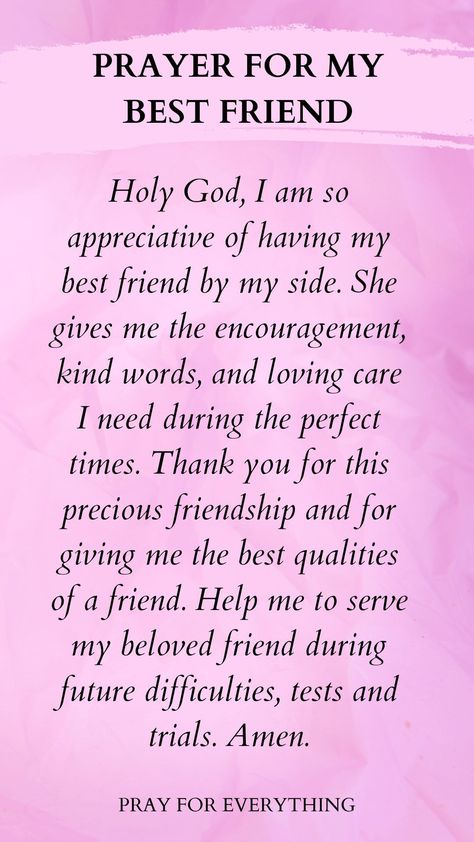 Elevate your best friend's journey with the power of prayer, enveloping them in God's love and guidance. Pray for their happiness, health, and success, knowing that God's blessings will always be with them. May this prayer strengthen your bond and bring peace and joy to your best friend's life. Prayer For My Friend Healing, Prayer For A Friend Encouragement, Prayer For Best Friend, Praying For You My Friend, Prayers For My Friend, Prayer For Friends, Prayer For Family And Friends, Prayers For Friends, Bestie Quote