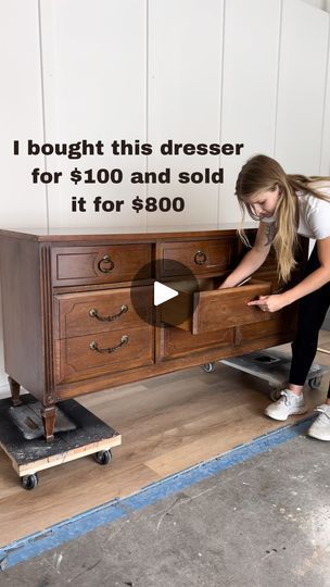 1M views · 9.1K reactions | This is your sign to start flipping furniture in 2024! ✨ 

Furniture flipping started as a hobby to pay off debt, then paid my daughters daycare each month, and now pays our monthly mortgage and is my full time job along with content creation! 

Who wouldn’t want an extra couple hundred to thousand dollars a month?! Head to the link in my bio to find my furniture flipping starter kit, so you can get started! 

#sidehustle #diy #furnituremakeover | Salvaged By Sammie | Salvaged By Sammie · Original audio Furniture Flipping Tools, Refinishing Old Furniture, Unique Furniture Flips, Diy Refurbished Furniture, Stereo Cabinet Redo, Furniture Rehab Diy, Old Furniture Makeovers, Diy Old Furniture Makeover, Old Furniture Makeover