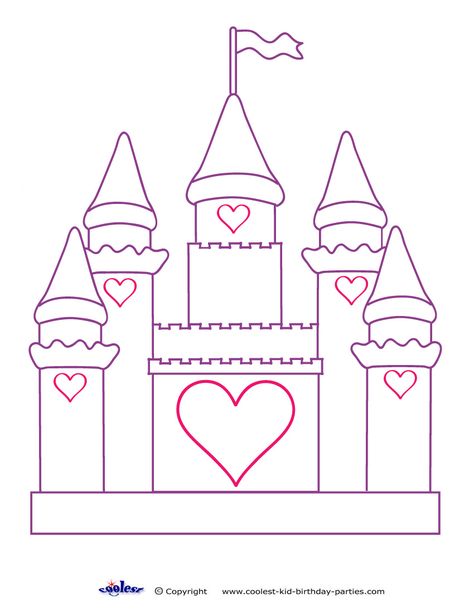 decoration Disney Castle Outline, Castle Outline, Disney Castle Logo, Disney Castle Drawing, Elsa Castle, Chateau Disney, Castle Coloring Page, Disney World Castle, Disney Princess Castle