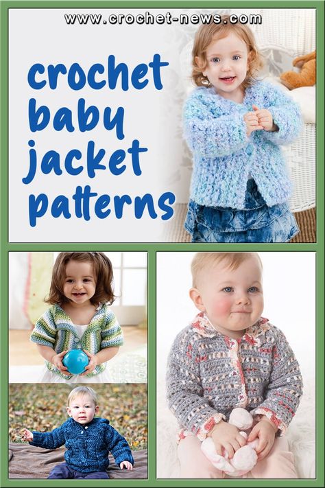 Baby Jackets Pattern, Handmade Jacket, Crochet Baby Jacket, Crochet Hoodie, Play Dress Up, Toddler Jacket, Baby Garments, Baby Coat, Crochet Girls