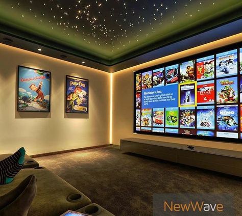 Diy Tv Shelf, Tv Shelf Ideas, Tv Media Center, Being Controlled, Movie Theater Rooms, Home Theater Room Design, Theater Room Design, Pelan Rumah, Home Cinema Room