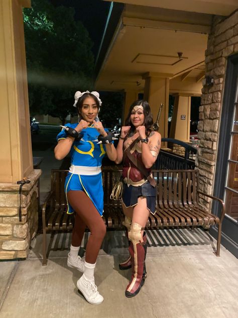 Cant wait for Halloween 👻🎃 #halloween #chunli #wonderwoman #costumes #costumesforwomen #dressup #womanscostumes #fyp #streetfighter #superhero #spookyseason #aesthetic #holidays #cosplay Street Fighter Costumes Women, Chun Li Street Fighter Costumes, Street Fighter Costumes, Chun Li Costume, Halloween Fits, Chun Li Cosplay, Street Fighter Game, Chun Li Street Fighter, Fits Ideas