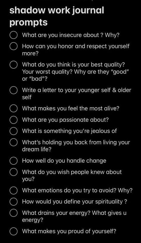 Journal Prompts | Journaling | Shadow Work #journalprompts #shadowwork #journal #writingtherapy Insecurity Prompts, Journal Prompts For Insecurities, How To Start Shadow Work Journal, Shadow Work Insecurities, Shadow Work Confidence, Shadow Work For Insecurity, Shadow Work Questions, Shadow Work Prompts, Work Journal Prompts