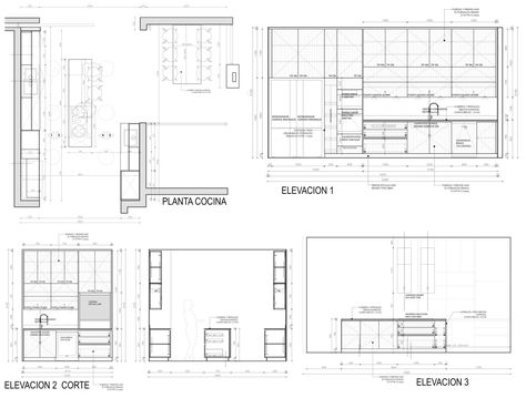 Moodboard Kitchen Design, Kitchen Elevation With Dimensions, Kitchen Plan And Elevation, Kitchen Details Drawing, Gallery Kitchen Layout, Detailed Kitchen, Kitchen Elevation, Interior Presentation, Interior Design Portfolio Layout