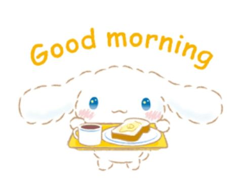 Good Morning Hello Kitty Memes, Cursed Good Morning Images, Good Morning Cute Drawing, Kawaii Good Morning, Sanrio Good Morning, Hello Kitty Good Morning, Silly Good Morning, Good Morning Reaction, Good Morning Reaction Pic