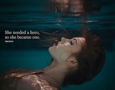 I'm my own hero Via @soulpolish . #luxe_quote Croquis, Water Photography, Underwater Photos, Photographie Art Corps, Underwater Photoshoot, Underwater Portrait, Underwater Painting, Underwater Art, Fantasy Magic