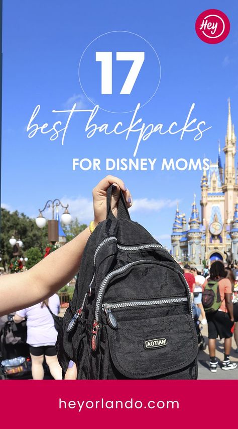 17 Best Mom Backpacks for Disney, Ranked Disney World Backpack, Disney Signatures, Mom Backpack, Disney Bags Backpacks, World Trip, Disney Mom, Mom Bags, Disney World Parks, Practical Bag