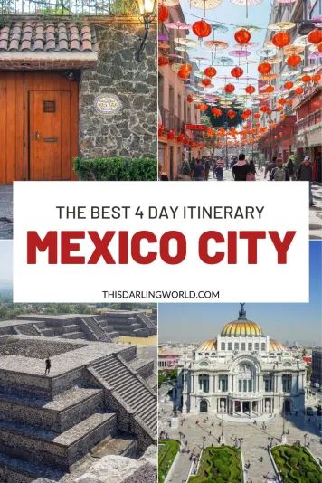 Mexico City Itinerary: 4 Days in Mexico City 4 Day Itinerary Mexico City, City Of Mexico, Mexico City 3 Day Itinerary, Visit Mexico City, Trip To Mexico City, 3 Days In Mexico City, Places To Visit In Mexico City, Mexico City Itinerary 7 Days, Travel To Mexico City