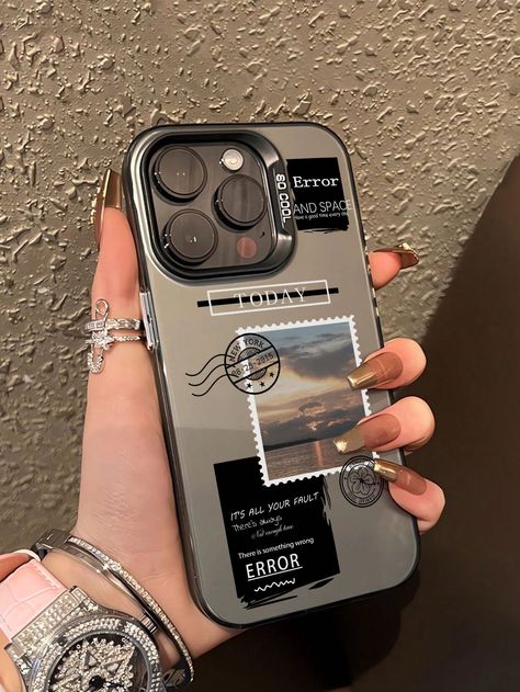 1pc Personality & Fashion Stamp Pattern Anti-Drop Phone Case For Iphone 11 12 13 14, 11pro Max, 12pro Max, 13pro Max, 14pro Max, Xr, 15, 15pro, 15pro Max, Samsung SeriesI discovered amazing products on SHEIN.com, come check them out! Artsy Phone Cases, Photo Iphone Case, Stamp Pattern, Pop Jewelry, Apple Iphone Accessories, Retro Phone Case, Iphone Case Collection, Produk Apple, Girly Phone Cases
