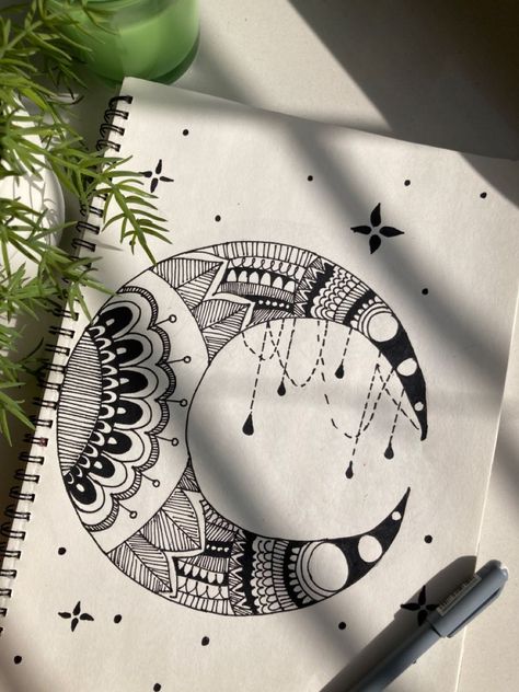 Mandalas, Pen Art Easy Simple, Simple Aesthetic Drawing Ideas Easy, Mandala Art In Letters, Doddleoddle Art Easy Aesthetic Drawings, Rangoli Art Design Easy, Mandala Art Ideas Creative Easy, Mandala Art Easy Design, Asthetic Sketches Art Easy