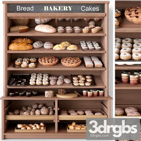 Download Link: https://3ds-max.org/other-models/showcase-in-a-bakery-with-pastries-and-desserts-sweets-3dsmax-download/ Nursery, Bakery Display, Miniature Bakery, Model Shop, Bakery Bread, Bakery Cakes, Metal Shelves, In 3d, Pastry