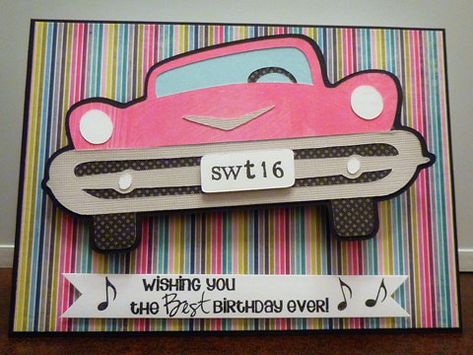 Sweet 16 Card Ideas Diy, Sweet 16 Diy Cards, Sweet Sixteen Birthday Cards Handmade, Sweet 16 Homemade Cards, Sweet 16 Birthday Cards Handmade, Sweet 16 Card Ideas, 16 Birthday Card Ideas, 16th Birthday Card Ideas, Sweet 16 Birthday Cards