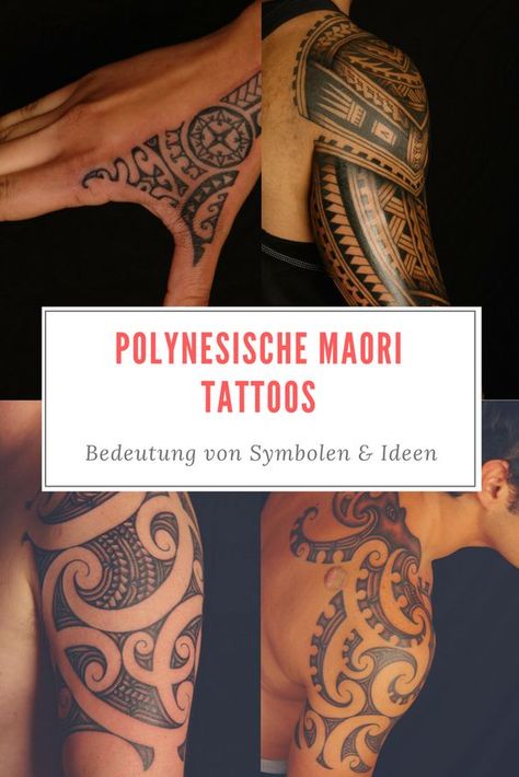 Polynesische Maori Tattoos sind sehr komplexe Motive, die von uralten Kulturen und Traditionen entstanden sind und wachsender Beliebtheit erfreuen. Gibt es einen Unterschied zwischen Maori und polynesische Tattoos? Polynesien ist die geografische Region Ozeaniens zwischen Neuseeland, Hawaii und der Osterinsel. Jede dieser Kulturen hat ihre einzigartigen Muster, die eine eigene Bedeutung haben. Heute werden wir Ihnen über die häufigsten polynesischen Muster erzählen. Maori Tattoos, Koru Tattoo, Maori Tattoo Frau, Maori Tattoo Arm, Daniel Tattoo, Symbole Tattoo, Ancient Hawaii, Polynesian Patterns, Hawaii Tattoos