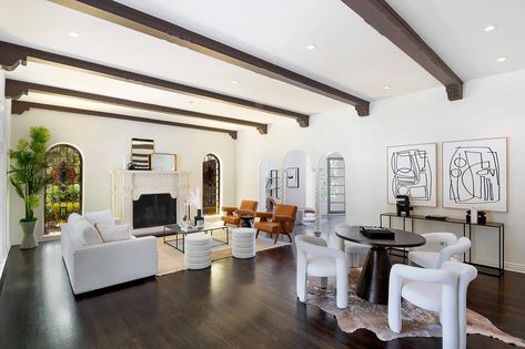 ‘Flipping Out’ star Jeff Lewis buys LA estate for $5.92M Los Angeles, Angeles, Jeff Lewis Design, Cleaning White Walls, Double Island Kitchen, Jeff Lewis, Hollywood Hills Homes, Famous Interior Designers, Double French Doors
