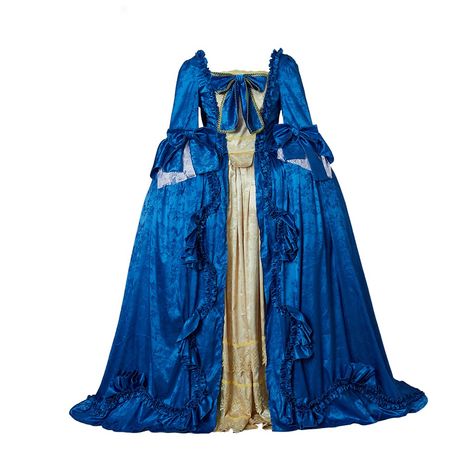 PRICES MAY VARY. Material:it's made of brocade,it's very comfortable to wear. Packing List: dress +bow tie High end court rococo baroque marie antoinette ball dress women victorian rococo dress renaissance ball gown costumes georgian era costumes dress gothic victorian costumes dress masquerade ball gowns queen marie antoinette rococo ball gown medieval royal dress for women US women size, please check our size chart or Amazon women size chart before placing order. Tips:hand wash at low temperat Medieval Royal Dress, Ball Gowns Royal, Rennaissance Dress, Dresses 18th Century, Victorian Dress Costume, Labyrinth Ball, Queen Marie Antoinette, Gothic Victorian Dresses, Masquerade Ball Gowns