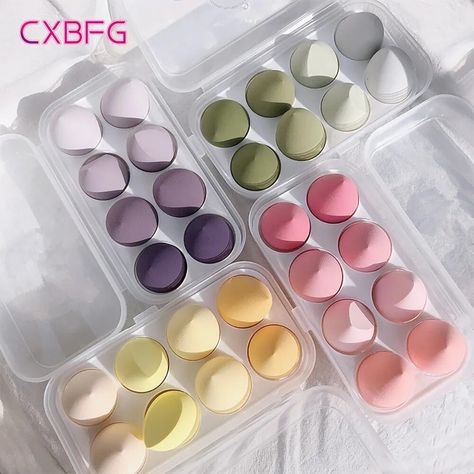 Top On Sale Product Recommendations!;4/8pcs Makeup Sponge Blender Beauty Egg Cosmetic Puff Soft Foundation Sponges Powder Puff Women Make Up Accessories Beauty Tools;Original price: USD 3.70;Now price: USD 1.66;Click&Buy: Search Code on AliExpress: ALCKTVEN Blending Sponge, Creme Puffs, Face Blender, Makeup Blender Sponge, Foundation Sponge, Beauty Blenders, Makeup Sponges, Makeup Blender, Flawless Makeup Application