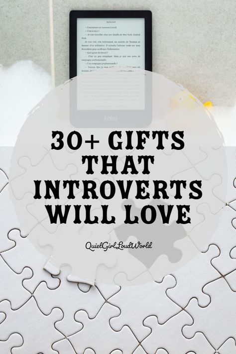 Are you shopping for an introvert this holiday season? These gifts for introverts will have them quietly screaming with joy. Let this holiday gift guide help you with all of your introvert shopping needs.   #giftsforintroverts #holidaygiftguide #quietgirlloudworld Gifts For Introverts, Fun Homemade Gifts, Introvert Love, Introvert Girl, College Girl Gifts, Quiet Person, 13th Birthday Gifts, Quiet People, Quiet Girl