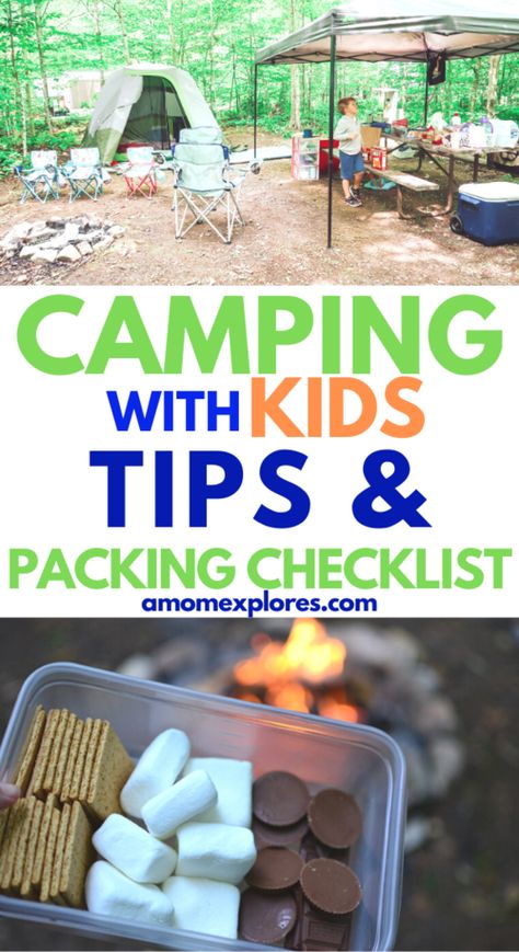 Camping List, Camping Necessities, Camping With Toddlers, Camping Packing List, Trailer Camping, Camping Inspiration, Kids Camping, Camping Set Up, Camping Packing