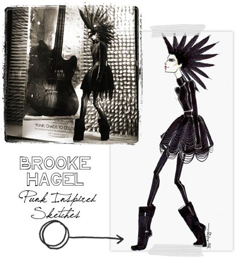 punk illustration - Google Search Couture, Figurine, 80s Punk Fashion, Punk Chaos To Couture, Chaos To Couture, Punk Illustration, Fashion Sketchbook Inspiration, Punk Subculture, Fashion Illustration Portfolio