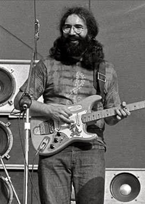 Jerry Garcia and his guitar "Alligator" Hippies, The Righteous Brothers, Robert Hunter, Jerry Garcia Band, Famous Guitars, Bob Weir, Casey Jones, Greatful Dead, The Jam Band