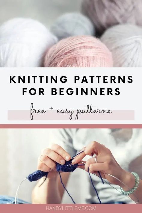 Easy beginner knitting patterns, take a look at this collection of free knitting patterns that are easy for those who are learning how to knit. #knitting #knittingpatternsfree #knittingpatterns #knittinginstructions #beginnerknittingpattern Beginning Knitting Projects, Knitting Patterns For Beginners, Fingerless Mittens Pattern, Quick Knitting Projects, Easy Scarf Knitting Patterns, Xmas Pattern, Easy Sweater Knitting Patterns, Knitting Projects Free, Intermediate Knitting Patterns