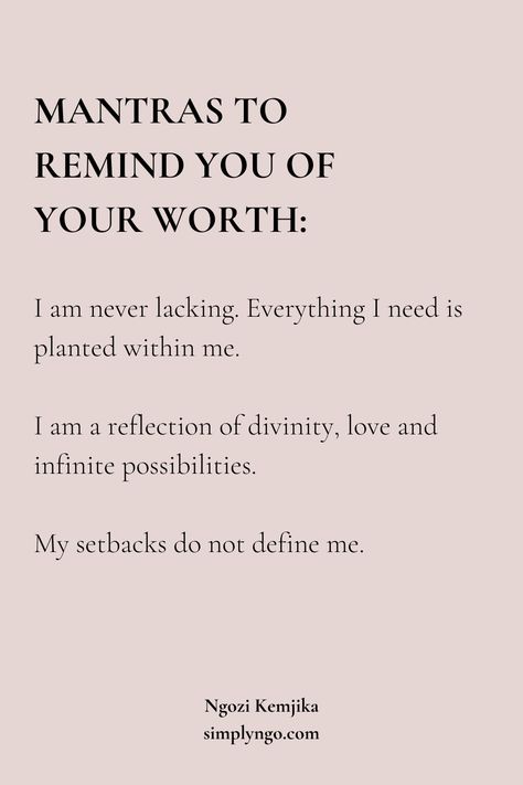 Mantras And Affirmations, Self Worth Affirmations Mantra, Good Energy Affirmations, Good Mantras, Positive Self Worth Affirmations, Self Worth Affirmation Quotes For Women, Self Worth Mantra, Feeling Affirmations, I Feel Affirmations