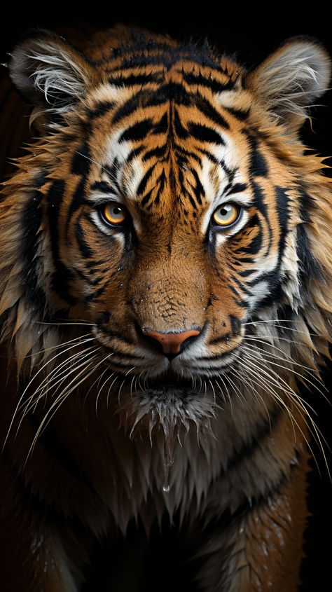 Artful photography portraying the majestic essence of tigers. Pics Of Tigers, Tiger Portrait Photography, Tiger Aesthetics, Artful Photography, Powerful Animals, Indian Animals, Tiger Photography, Pet Portraits Photography, Cats Family