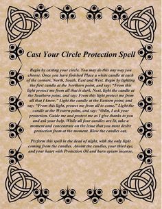 Cast Your Circle Protection Spell…..(Printable Spell Pages) – Witches Of The Craft® Fairy Spells, Spell Pages, Magic Spell Book, Magick Spells, Wiccan Spell Book, Witchcraft Spell Books, Book Of Shadow, Witch Spell Book, Wicca Witchcraft