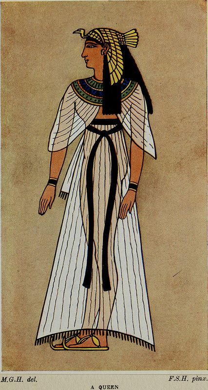 Image from page 40 of "Ancient Egyptian, Assyrian, and Per… | Flickr Ancient Egypt Dress, Early Hominids, Ancient Egypt Clothing, Ancient Egypt Women, Egypt Clothes, Egypt Clothing, Ancient Egyptian Fashion, Egypt Dress, Ancient Egyptian Women