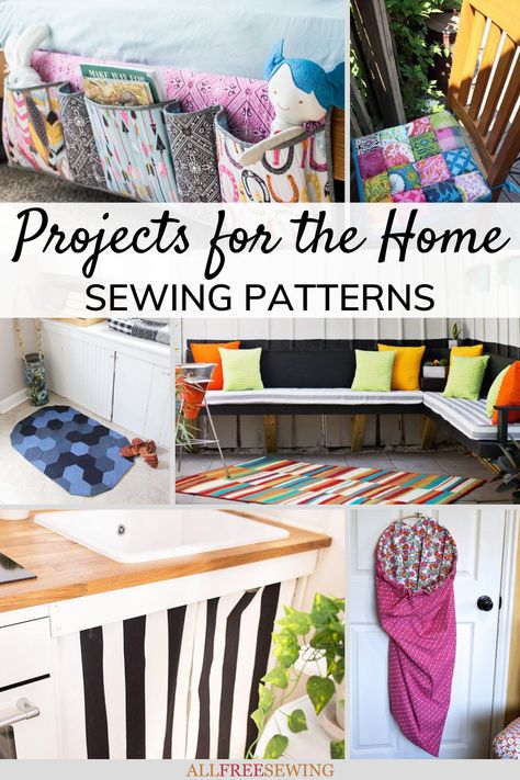 With all this extra time in our homes, we’re bound to find things we’d like to fix. This collection of home decor projects is here to help. Now is the time to update the rooms in your house so you can fill your time and avoid boredom while also making your home look even better. This collection, 40 Home Projects to Sew, is perfect for crafting in your downtime or in quarantine. It's full of projects you can put your time into and get amazing results. Upcycling, Household Sewing Projects, Organizing A Craft Room, Hand Quilting Technique, Useful Projects, Free Pdf Sewing Patterns, Household Sewing, Trendy Sewing Projects, Scrap Fabric Projects