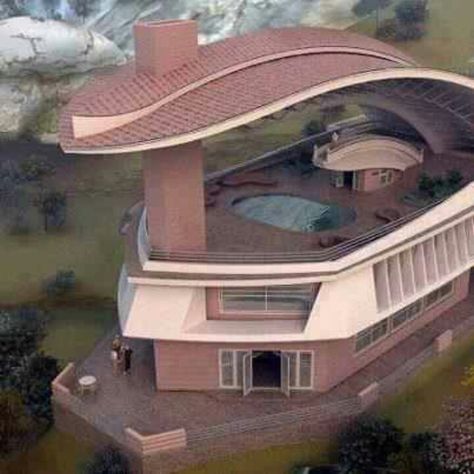 Epic Boat shaped house is epic! Crazy Houses, Unusual Buildings, Filter Air, Unusual Homes, Unique Buildings, Amazing Buildings, Unique Houses, Unique Architecture, Beautiful Architecture