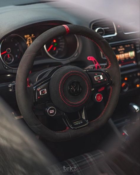 Mk7 Gti Black, Golf Gti Mk6, Golf 7 Gti, Car Interior Upholstery, Mk7 Gti, Gti Mk7, Mk6 Gti, Polo Gti, Vw Art