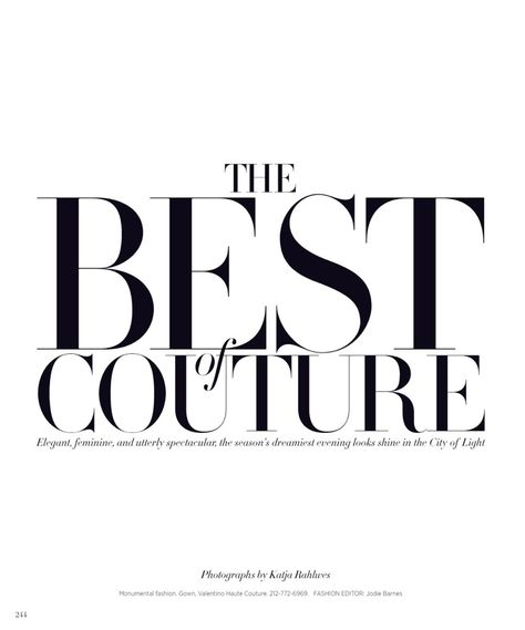 Fashion Magazine Fonts, Fashion Magazine Typography, Best Fashion Magazines, Typography Magazine, Magazine Fonts, Fashion Editorial Layout, Fashion Magazine Design, Typographie Inspiration, Fashion Magazine Layout