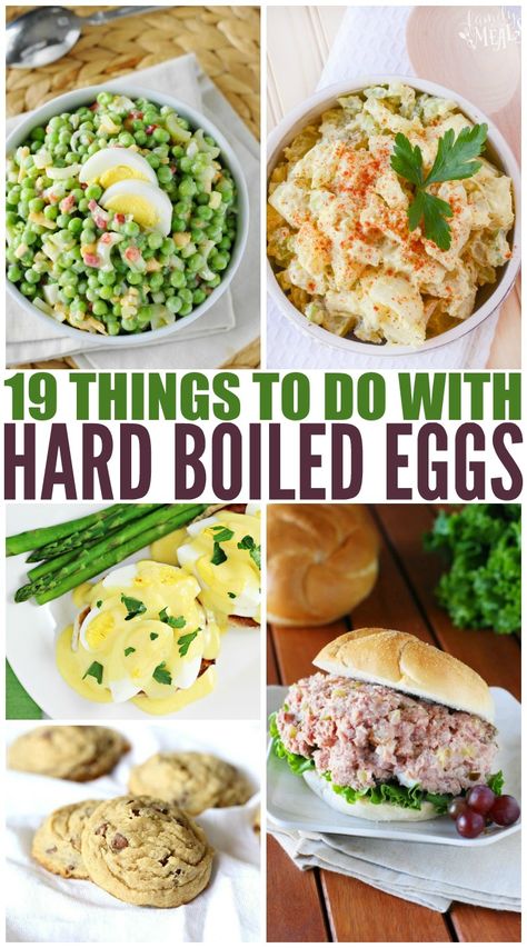 Things to do With Leftover Hard Boiled Eggs Hard Boiled Egg Breakfast, Leftover Hard Boiled Eggs, Boiled Egg Recipes, Egg Lunch, Hard Boiled Egg Recipes, Eggs Dinner, Healthy Egg Recipes, Perfect Hard Boiled Eggs, Hard Cooked Eggs