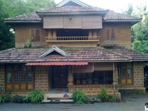 pinterest farmhouse plans in india - Yahoo India Image Search results South Indian House Design, Traditional Indian Houses, Brick House Plans, Kerala Traditional House, Indian Houses, Indian House Design, Indian House, Indian House Plans, Farmhouse Architecture