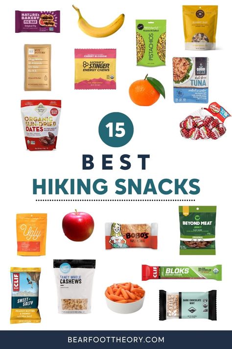 We've rounded up the best hiking snacks on the market! Get ready with these healthy hiking snack ideas to keep you fueled on the trail. Best Hiking Food, Hiking Lunch, Camp Snacks, Trail Food, Hiking Snacks, Hiking Outfits, Camping Snacks, Hiking Food, Travel Snacks