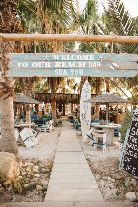 Holiday in Cyprus? Looking for restaurant recommendations? Here is the bucket list of the coolest beach bars and restaurants in Cyprus - tried & tested by a local expat. Paphos, Beach Cafe, Home Beach, Surf Shack, Paris Jackson, Beach Bar, Beach Shop, Outdoor Restaurant, Pool Bar