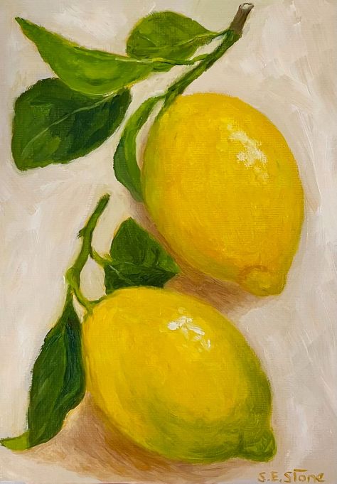 art, oil painting, oil on canvas, lemons, fruit painting, still life, realism, kitchen art, wall art, art deco, oil painting of lemons, still life paintings, food oil painting, art in oil, painting wall art, handmade artwork Fruit Oil Painting Still Life, Lemon Pictures For Kitchen, Paintings Of Lemons Still Life, Lemon Painting Abstract, Lemons Oil Painting, Realism Art Painting Easy, Lemon Paintings Acrylic, Still Life Oil Pastel Easy, Painting Of Vegetables