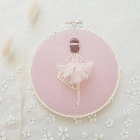 Hand Embroidery Artist on Instagram: “For those of you who have been waiting for a release date for the ready made fairies and ballerina hoops. And if you haven't seen my…” Fairy Embroidery Patterns, Embroidery Ballerina, Nutcracker Embroidery, Ballet Embroidery, Membership Ideas, Embroidery Fairy, Ballerina Embroidery Design, Embroidered Ballerina, Ballerina Embroidery