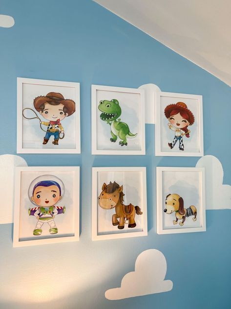 Toddler Bedroom Themes, Pixar Nursery, Disney Baby Rooms, Toy Story Bedroom, Toy Story Nursery, Disney Baby Nurseries, Toy Story Room, Disney Themed Nursery, Baby Boy Room Themes