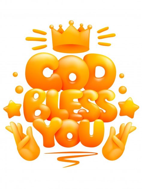 Jesus Blessing Images, Blessings To You, God’s Blessings, God Bless Quotes, God Bless Your Day, God Bless You Quotes, Crown Cartoon, Blessings From God, Emoji Cartoon