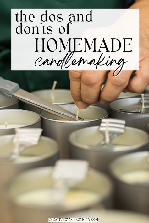 The Dos and Don’ts of Homemade Candle-Making Halloween Candle Making Ideas, Candle Making 101, Candle Making Decoration, Candle Making Setup, Best Essential Oils For Candle Making, Beeswax Candle Making, Candles Making Ideas, Christmas Diy Candles, Homeade Candles