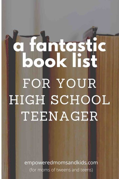 Book recommendations for high schoolers. A list of compelling books that high schoolers will want to read. Help your teen find a book he/she will love. Improve your student’s reading skills. Repin and read on... #highschoolreading #highschoobooks #teenagers #booksforteens #highschool #books Books For Teen Boys, Best Books For Teens, High School Teen, High School Reading, High School Books, Highschool Freshman, Leveled Books, Good Morals, Novels To Read
