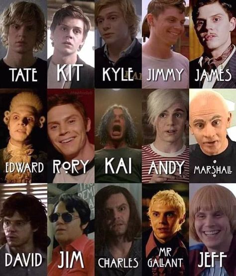 American Horror Story  Evan Peters Jimmy Darling Hands, Mr Gallant, American Horror Story Tattoo, American Horror Story Memes, Ahs Aesthetic, American Horror Story Quotes, American Horror Story Characters, Peter Evans, Ahs Characters