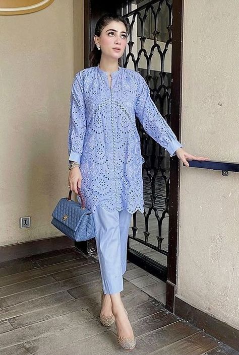 Pin by ayesha sadiqa on Desi in 2022 | Designer outfits woman, Simple pakistani dresses, Boutique dress designs Couture, Summer Kurta Design For Women, Chikenkari Dress Ideas Pakistani, Chikan Dress Design, Summer Suits Women Indian, Chikenkari Dress Ideas, Hakoba Kurta Designs, Hakoba Kurti, Hakoba Dress