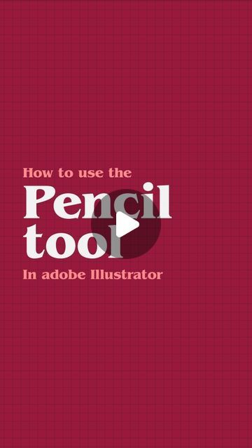 Adobe Illustrator Projects High School, Pencil Tool Illustrator, Logo Illustrator Tutorial, Illustrator Tricks, Illustrator Hacks, Illustrator Tips, High School Project, Pencil Tool, Adobe Illustrator Tutorials