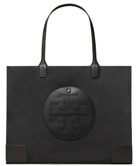 10 Best Designer Bags Under $1000 | FifthAvenueGirl.com Tory Burch Mini Ella Tote, Tory Burch Ella Tote, Ella Tote, Tory Burch Ella, Nylon Tote Bag, Best Designer Bags, Tory Burch Bag Totes, Nylon Tote Bags, Upcycled Materials