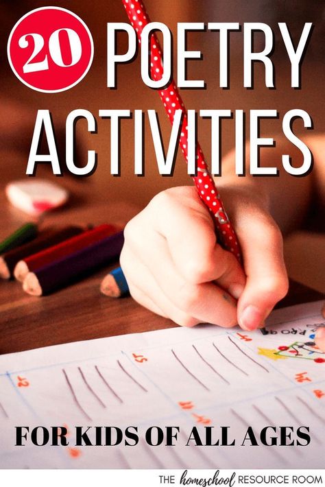 20 FUN Poetry Activities for reading poetry, writing poems, and incorporating poetry into your other lesson plans! Teach poetry so kids love it. #elementary #poetry #languagearts #reading #lessonplans #activities Fun Poetry Activities, Elementary Poetry, Writer Lifestyle, Frames Printable, Activities For Reading, Reading Poetry, Poetry Tea, Secular Homeschool, Literacy Specialist